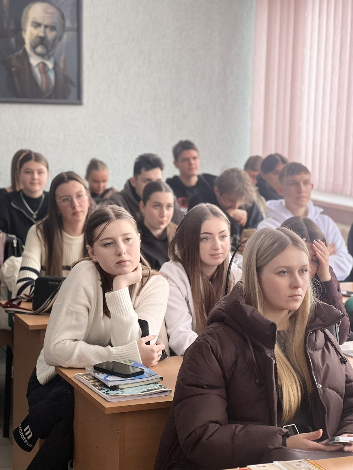 Chastyna studentiv, shcho buly prysutni na prezentatsii knyhy